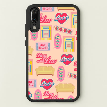 K-Pop Band Icon Pattern  - BTS Phone Case for Huawei P20