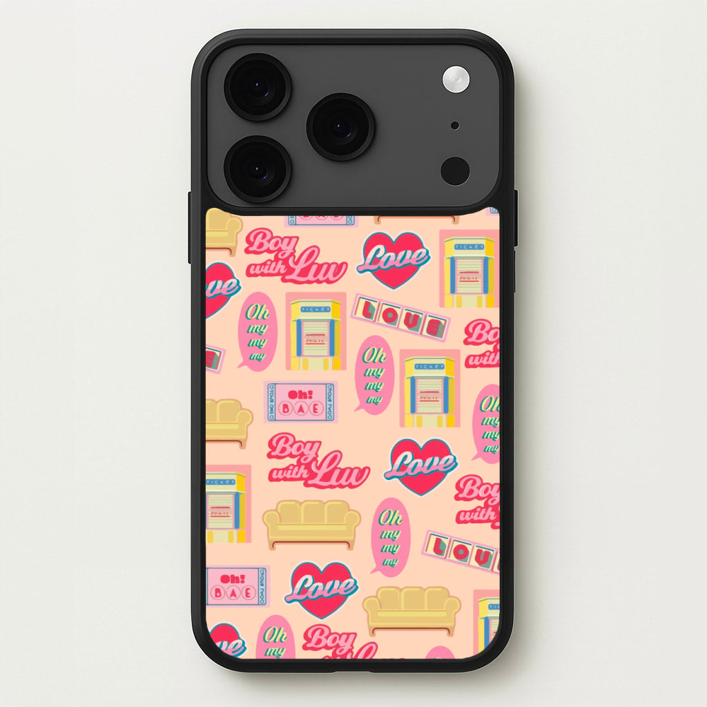 K-Pop Band Icon Pattern Phone Case for iPhone 17 Pro Max
