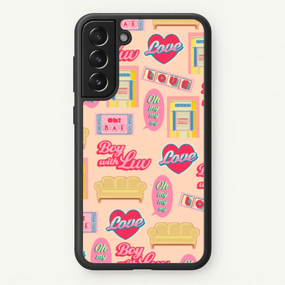 K-Pop Band Icon Pattern  - BTS Phone Case for Galaxy S21 Plus