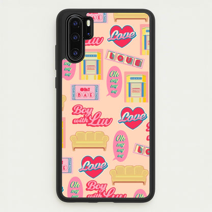 K-Pop Band Icon Pattern  - BTS Phone Case for Huawei P30 Pro