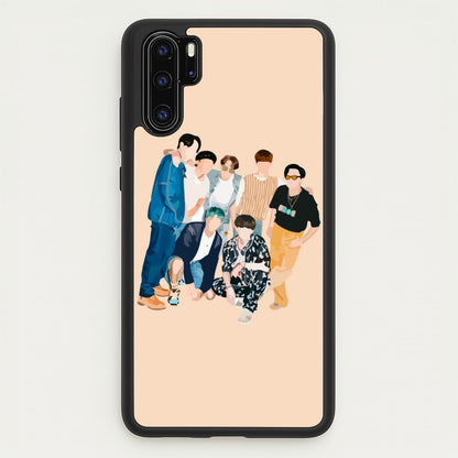 Casual K-Pop Band Band  - BTS Phone Case for Huawei P30 Pro