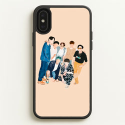 Casual K-Pop Band Band  - BTS Phone Case for iPhone XS Max