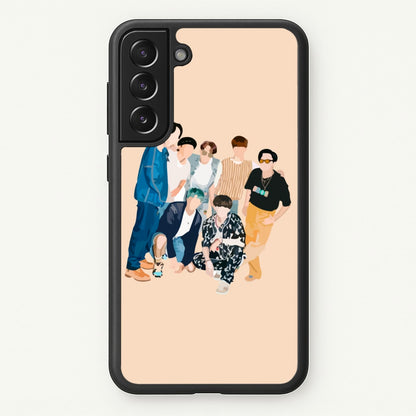 Casual K-Pop Band Band  - BTS Phone Case for Galaxy S22