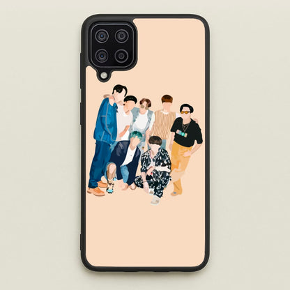 Casual K-Pop Band Band  - BTS Phone Case for Galaxy A12