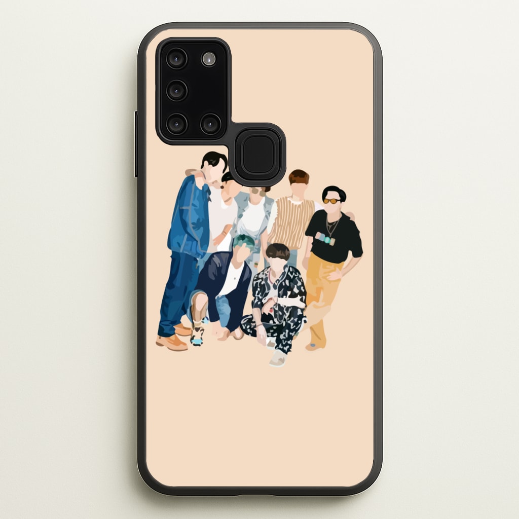 Casual K-Pop Band Band  - BTS Phone Case for Galaxy A21s