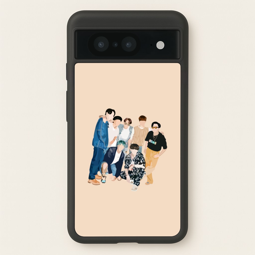 Casual K-Pop Band Band  - BTS Phone Case for Google Pixel 8