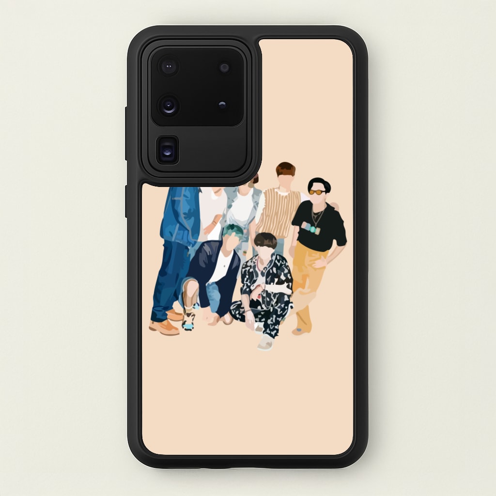 Casual K-Pop Band Band  - BTS Phone Case for Galaxy S20 Ultra
