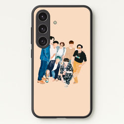 Casual K-Pop Band Band  - BTS Phone Case for Galaxy S24