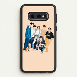 Casual K-Pop Band Band  - BTS Phone Case for Galaxy S10e