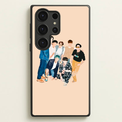 Casual K-Pop Band Band  - BTS Phone Case for Galaxy S25 Ultra