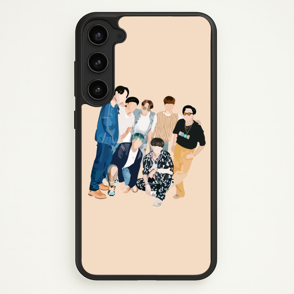 Casual K-Pop Band Band  - BTS Phone Case for Galaxy S23
