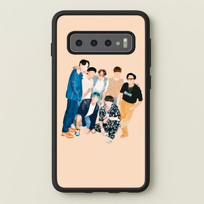 Casual K-Pop Band Band  - BTS Phone Case for Galaxy S10 Plus