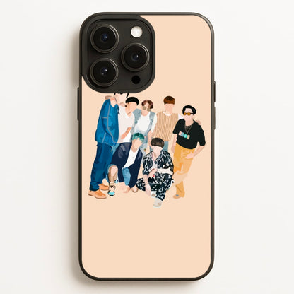 Casual K-Pop Band Band  - BTS Phone Case for iPhone 12 Pro Max
