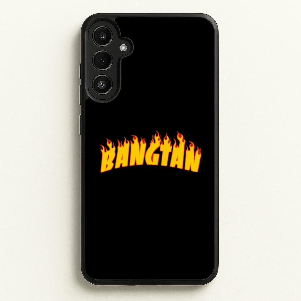 Bangtan Flames - K Pop  - BTS Phone Case for Galaxy A36