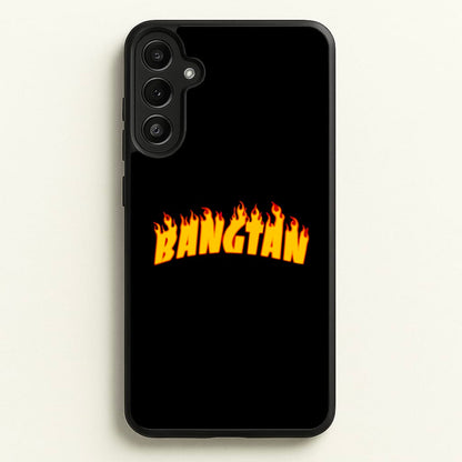 Bangtan Flames - K Pop  - BTS Phone Case for Galaxy A36