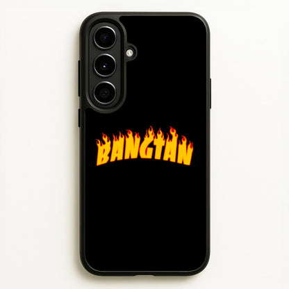 Bangtan Flames - K Pop  - BTS Phone Case for Galaxy A56