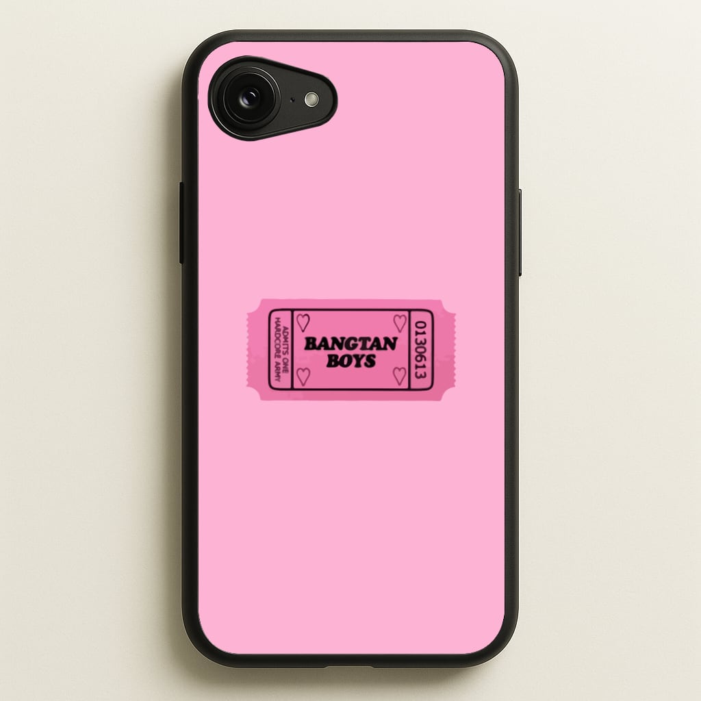 Bangtan Boys Ticket - K Pop  - BTS Phone Case for iPhone 16e