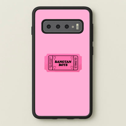 Bangtan Boys Ticket - K Pop  - BTS Phone Case for Galaxy S10 Plus