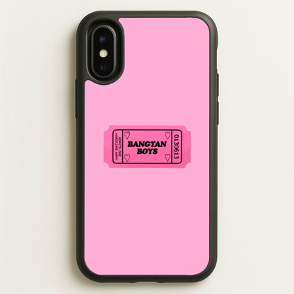 Bangtan Boys Ticket - K Pop  - BTS Phone Case for iPhone X / XS