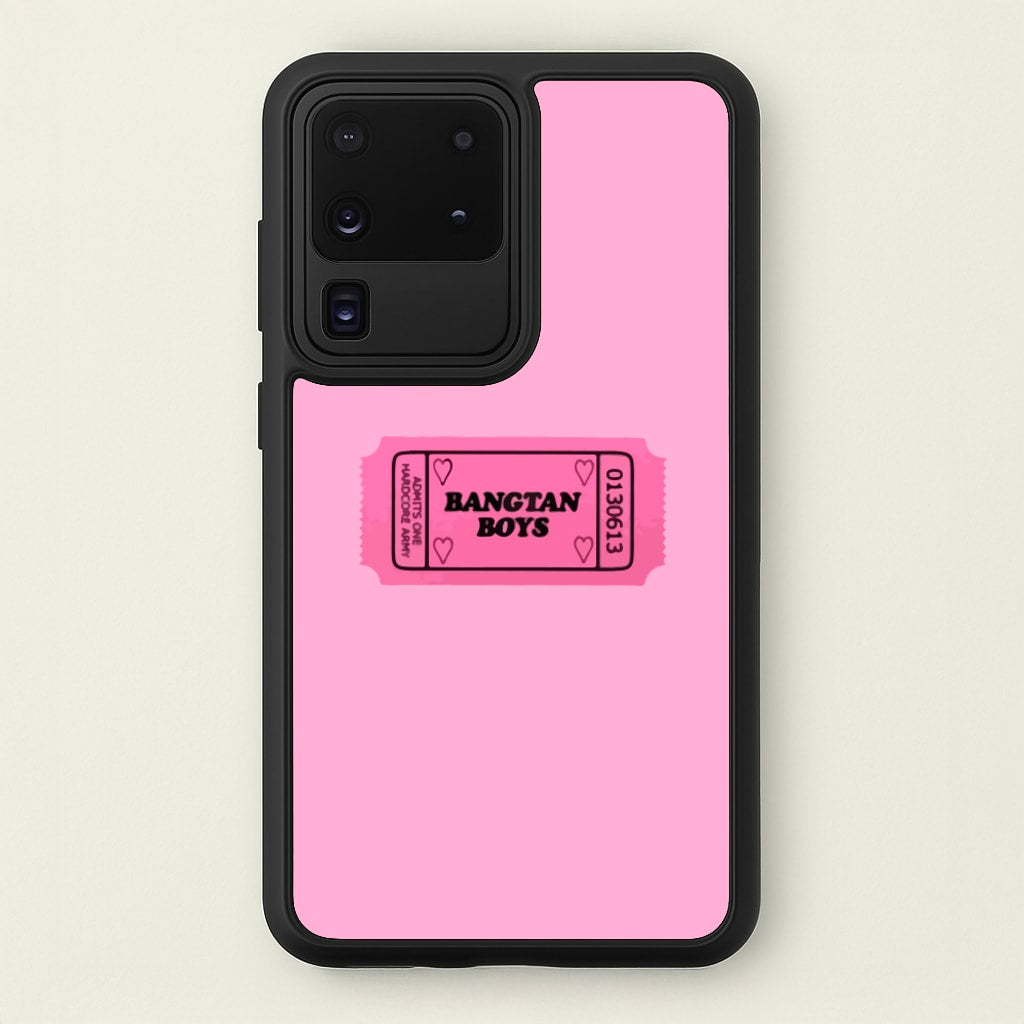 Bangtan Boys Ticket - K Pop  - BTS Phone Case for Galaxy S20 Ultra
