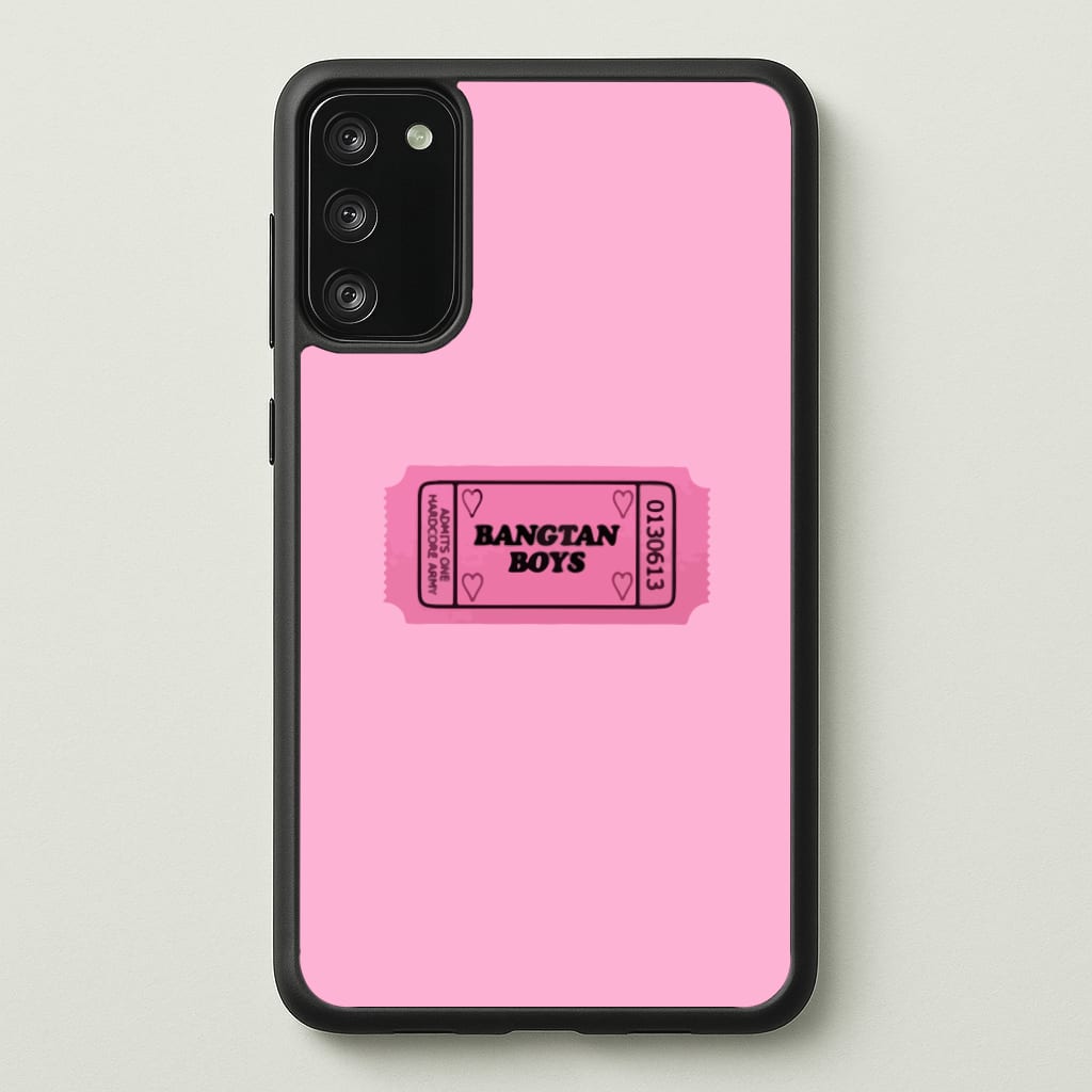 Bangtan Boys Ticket - K Pop  - BTS Phone Case for Galaxy S20FE