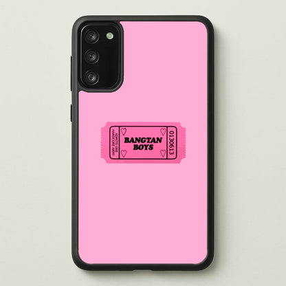 Bangtan Boys Ticket - K Pop  - BTS Phone Case for Galaxy S20FE