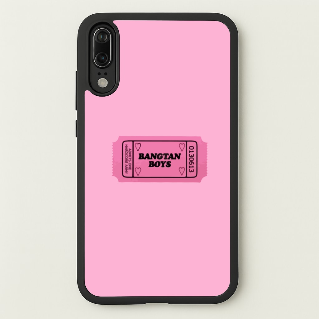 Bangtan Boys Ticket - K Pop  - BTS Phone Case for Huawei P20