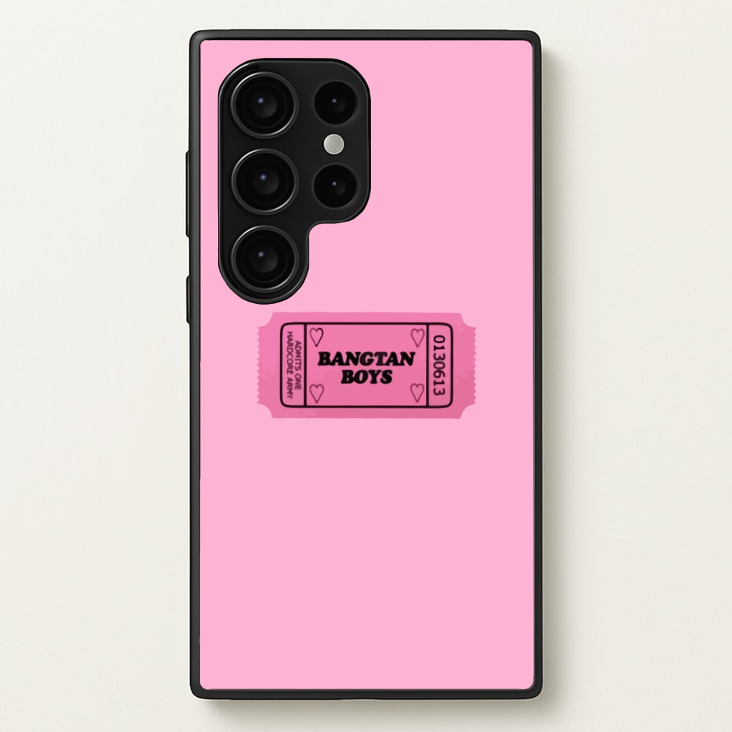 Bangtan Boys Ticket - K Pop  - BTS Phone Case for Galaxy S24 Ultra