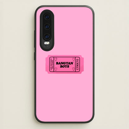 Bangtan Boys Ticket - K Pop  - BTS Phone Case for Huawei P30