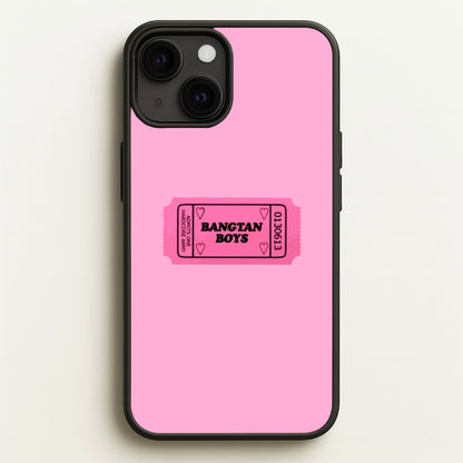 Bangtan Boys Ticket - K Pop  - BTS Phone Case for iPhone 13 Mini