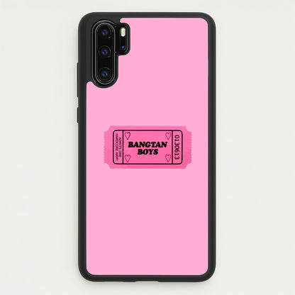 Bangtan Boys Ticket - K Pop  - BTS Phone Case for Huawei P30 Pro