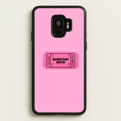 Bangtan Boys Ticket - K Pop  - BTS Phone Case for Galaxy S9
