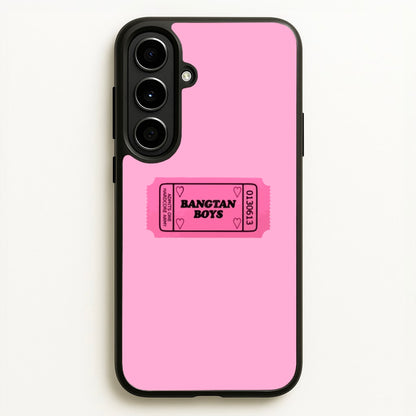 Bangtan Boys Ticket - K Pop  - BTS Phone Case for Galaxy A56