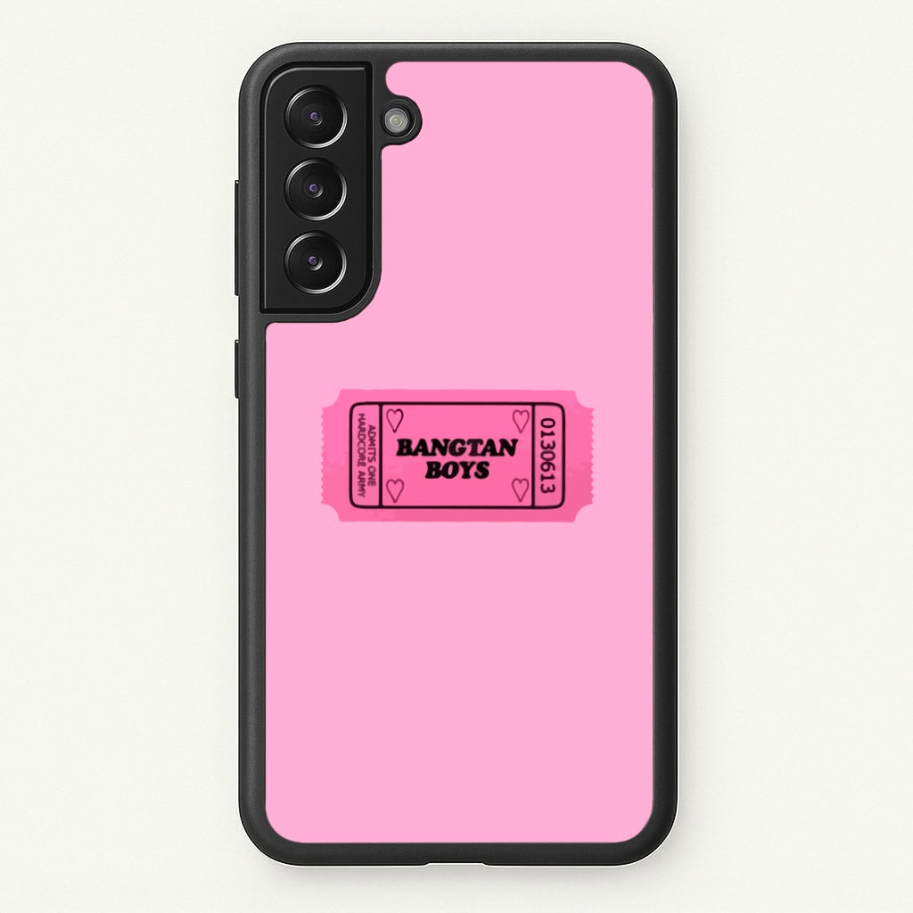 Bangtan Boys Ticket - K Pop  - BTS Phone Case for Galaxy S22 Plus