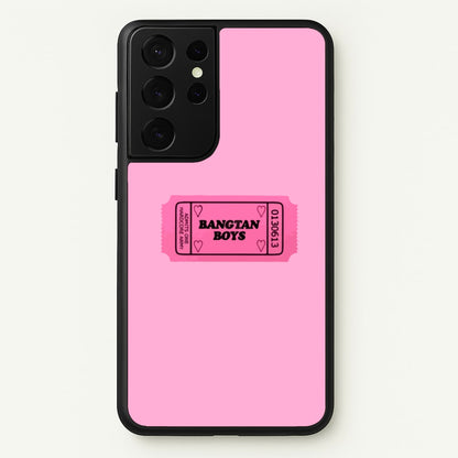 Bangtan Boys Ticket - K Pop  - BTS Phone Case for Galaxy S21 Ultra