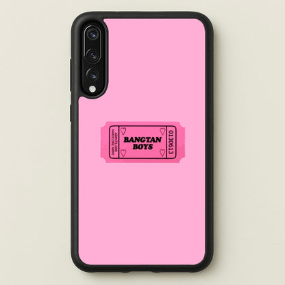 Bangtan Boys Ticket - K Pop  - BTS Phone Case for Huawei P20 Pro