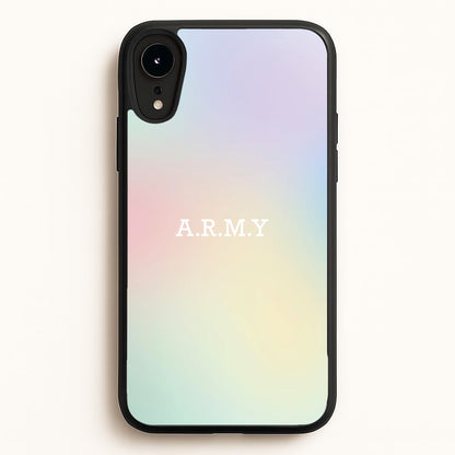 A.R.M.Y - K Pop  - BTS Phone Case for iPhone XR