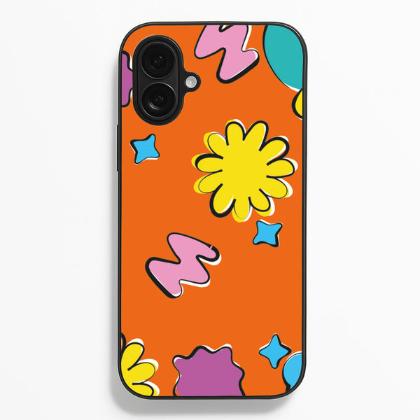 K-Pop Band Flowers Patterns  - BTS Phone Case for iPhone 16 Plus