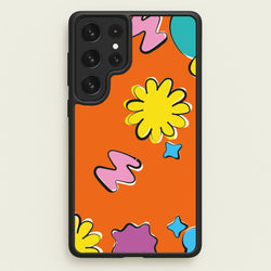 K-Pop Band Flowers Patterns  - BTS Phone Case for Galaxy S22 Ultra