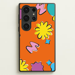 K-Pop Band Flowers Patterns  - BTS Phone Case for Galaxy S25 Ultra