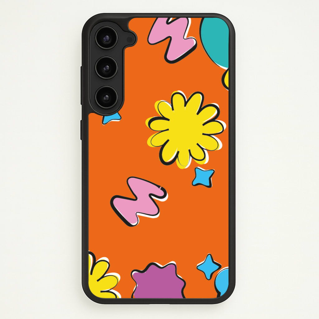 K-Pop Band Flowers Patterns  - BTS Phone Case for Galaxy S23