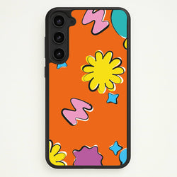 K-Pop Band Flowers Patterns  - BTS Phone Case for Galaxy S23