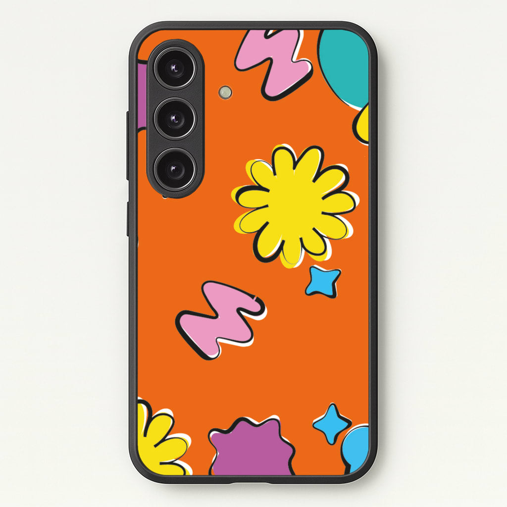 K-Pop Band Flowers Patterns  - BTS Phone Case for Galaxy S24 Plus