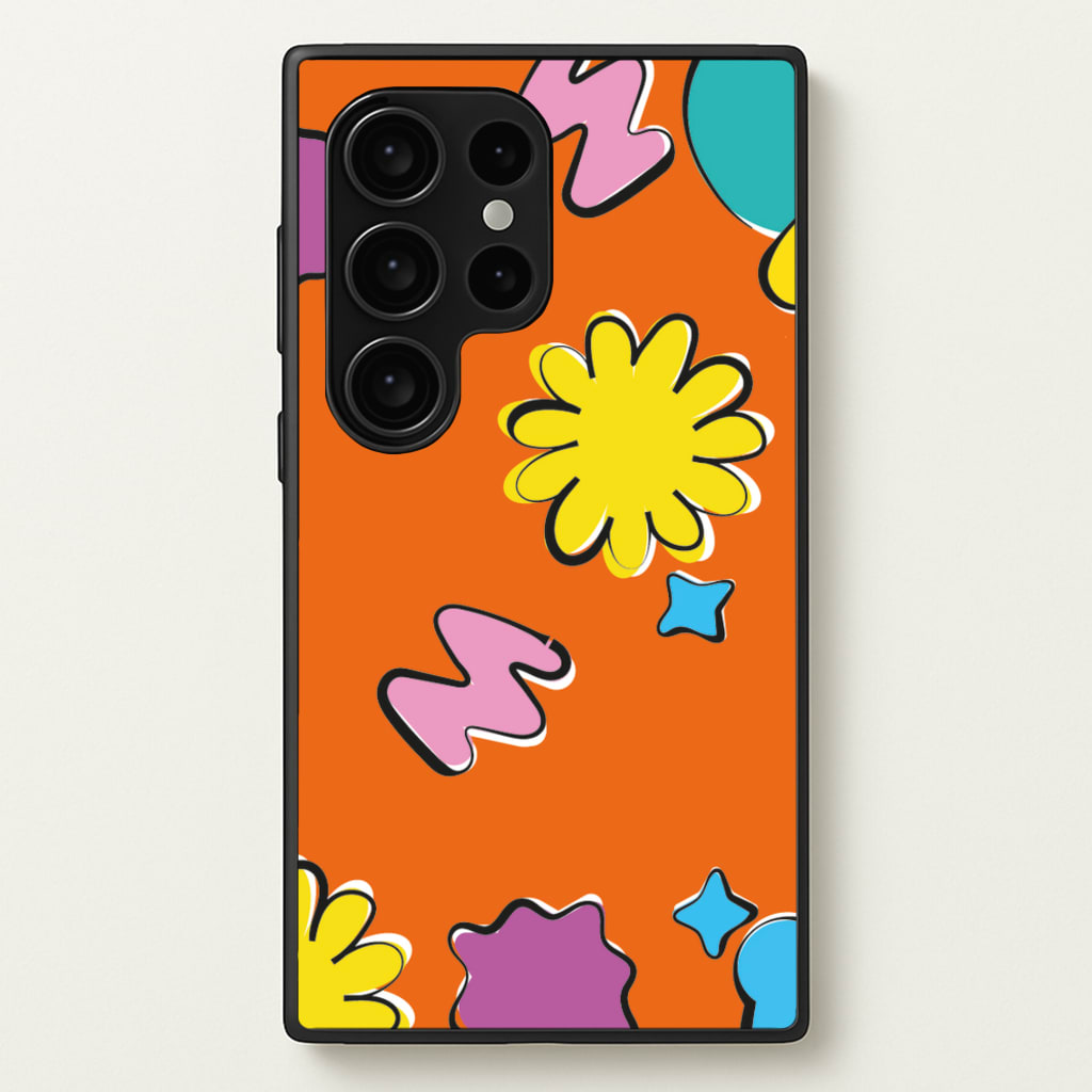 K-Pop Band Flowers Patterns  - BTS Phone Case for Galaxy S24 Ultra