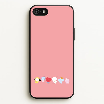BT21 - K Pop  - BTS Phone Case for iPhone 5 / 5s / SE 2016