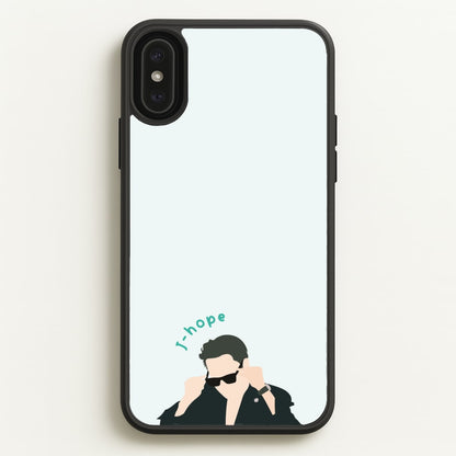 J-Hope Glasses - K Pop  - BTS Phone Case for iPhone XS Max
