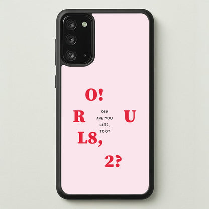 O R U L8 2 - K Pop  - BTS Phone Case for Galaxy Note 20