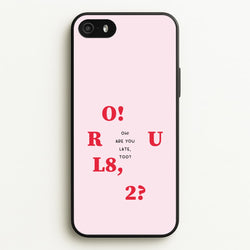 O R U L8 2 - K Pop  - BTS Phone Case for iPhone 5 / 5s / SE 2016