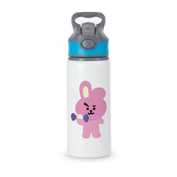 Cooky 21 - K Pop Active Water Bottle - Blue