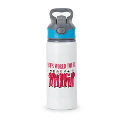 K-Pop Band World Tour 2026 Active Water Bottle - Blue